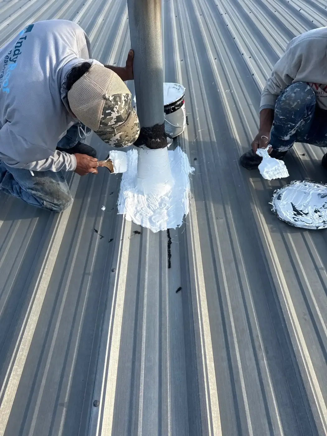 Flashing and seam work in Mishawaka